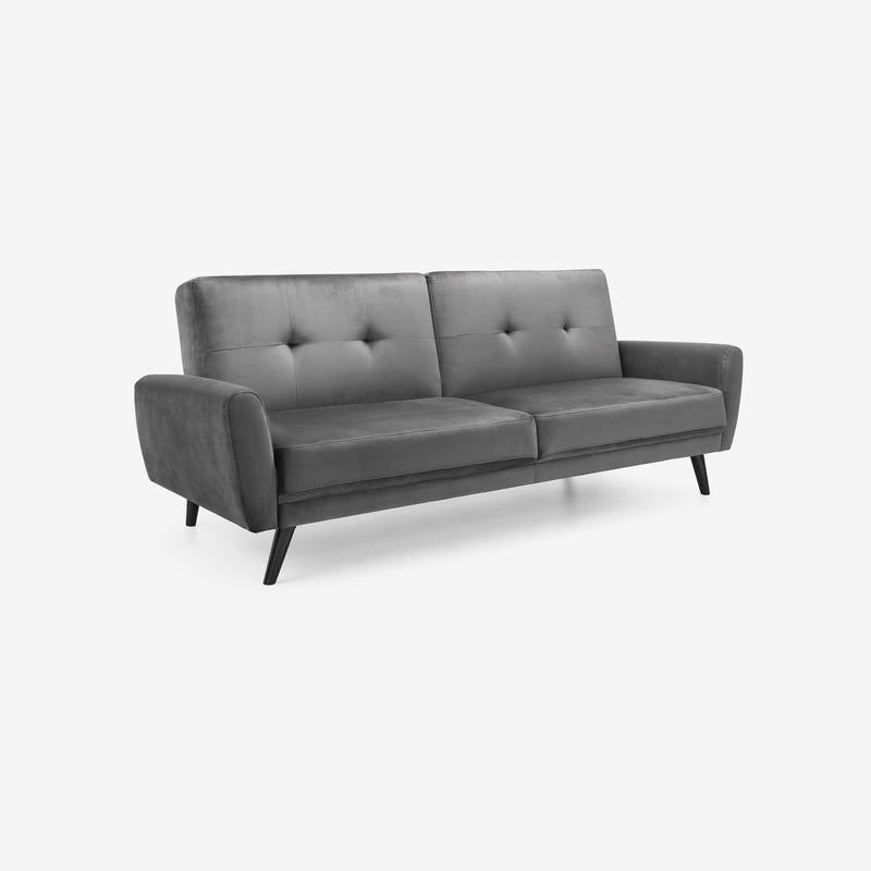 Monza Sofabed Dark Grey Velvet